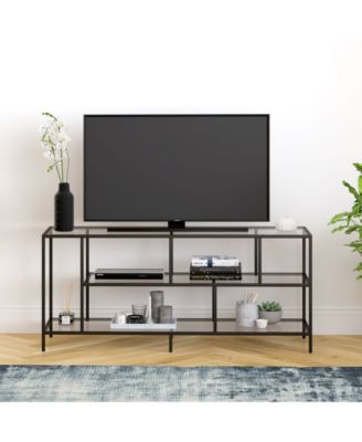 Winthrop TV Stand with Glass Shelves