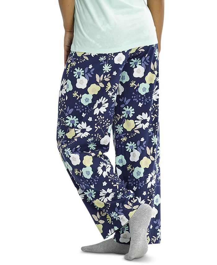 Hue Women's Floral-Print Classic Pajama Pants - Macy's