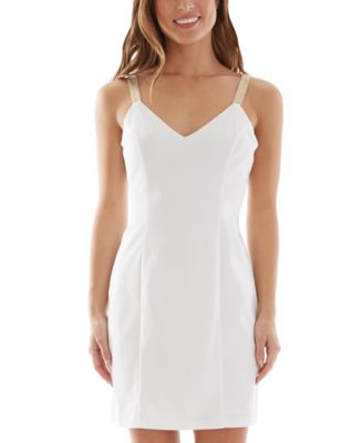 BCX - Juniors' Rhinestone-Strap Dress