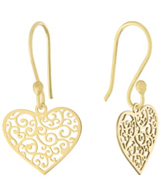 giani bernini heart earrings