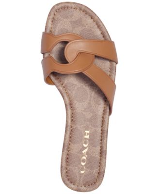 coach flip flops macy's