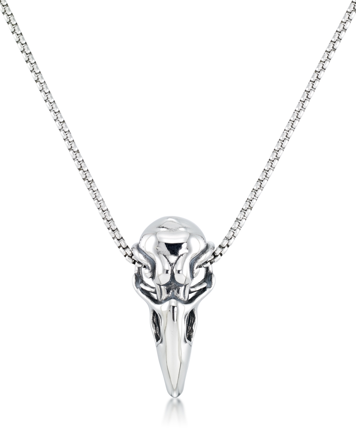 Men's Eagle 24" Pendant Necklace in Stainless Steel - Stainless Steel