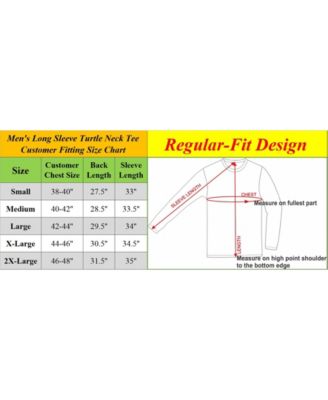 Men's Long Sleeve Turtle Neck Tee