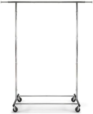 Clothes Rack Heavy Duty Commercial Grade Chrome Clothes Rail for Clothing, Garment Rack Adjustable Clothing Rack, Clothing Rail 200 LBS Capacity