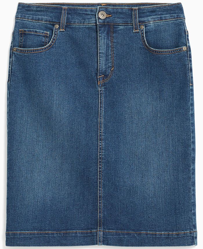 Style and co cheap denim skirt