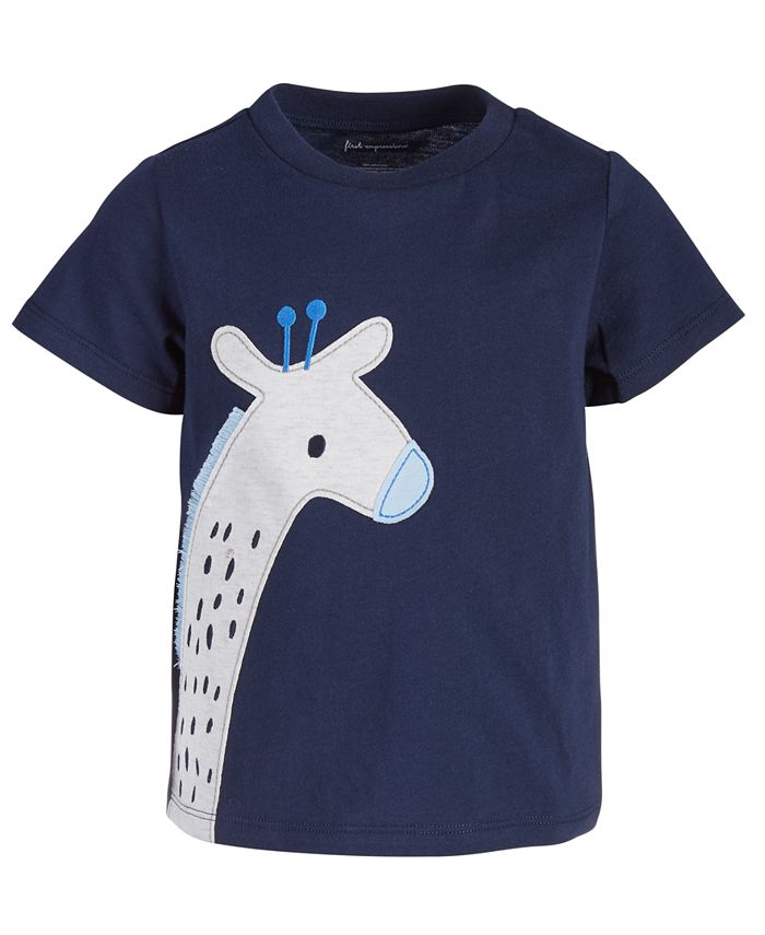 First Impressions Toddler Boys Giraffe Cotton TShirt, Created for Macy