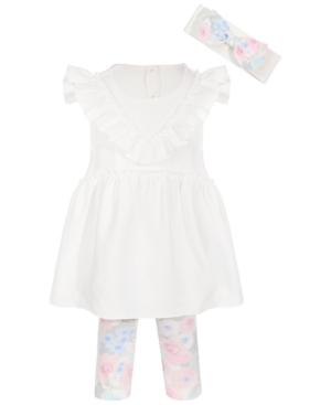 First Impressions Baby Girls Ponte Tunic & Leggings Set Created for Macy's