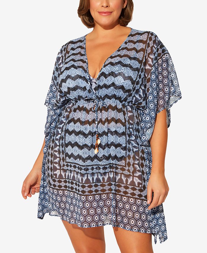 Bleu by Rod Beattie Plus Size Caftan Swim Cover Up Macy s