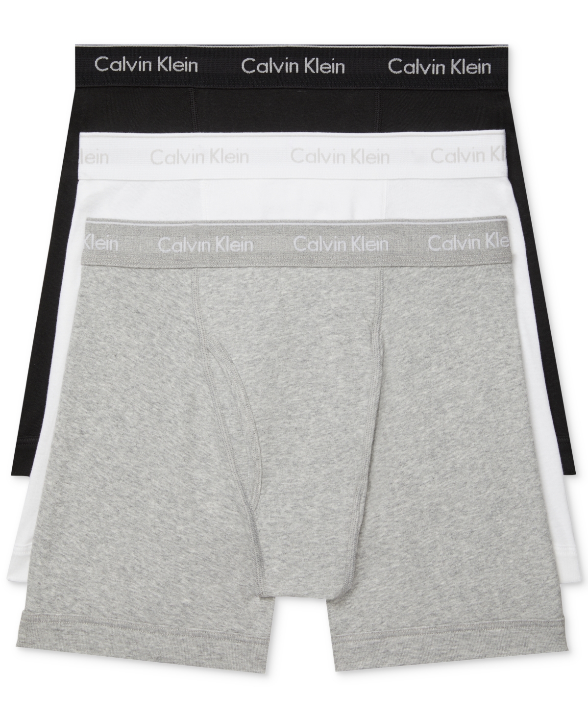 Men's 3-Pack Cotton Classics Boxer Briefs Underwear - Blue Multi