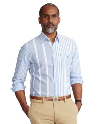 slim fit striped oxford fun shirt