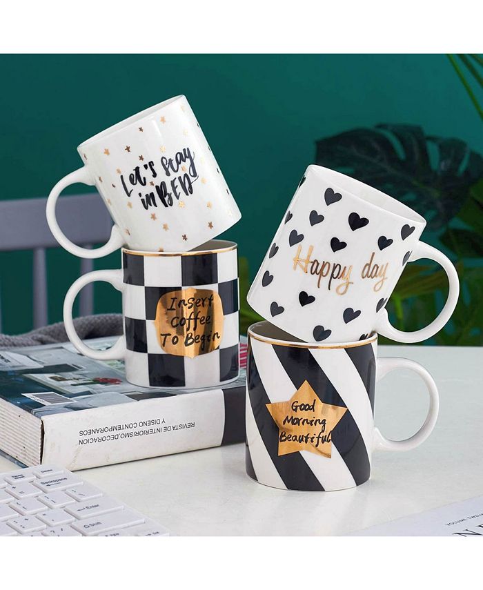 Bruntmor 11 oz Love Inspirational Coffee/Tea Mug, Set of 4 Macy's