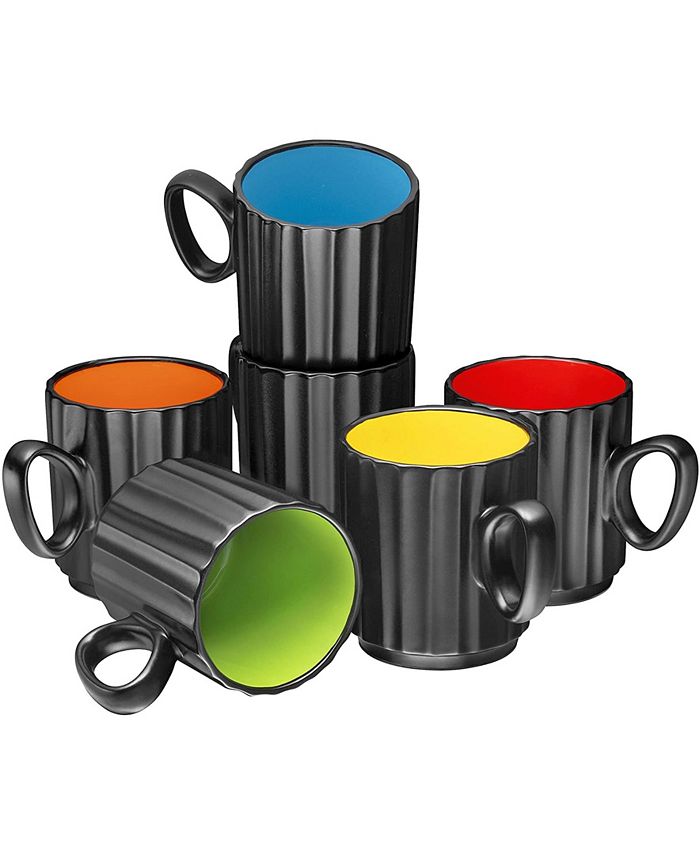 Bruntmor 14 Oz Coffee Mugs Set Of 6 Macys 6401