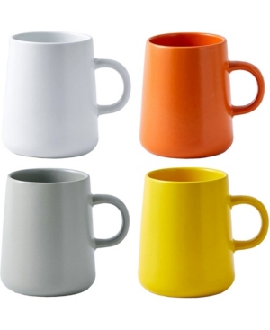 Bruntmor Modern Matte Large 16 oz Coffee Mug Set of 4