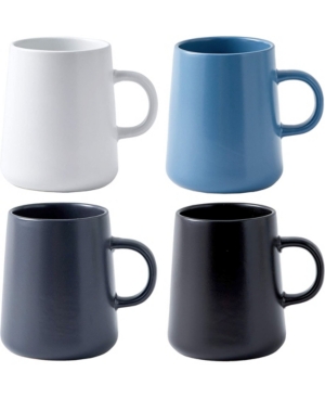 Bruntmor Modern Matte Large 16 oz Coffee Mug Set of 4