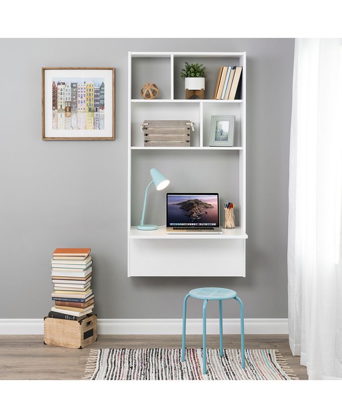 Prepac Tall Floating Desk Macy's