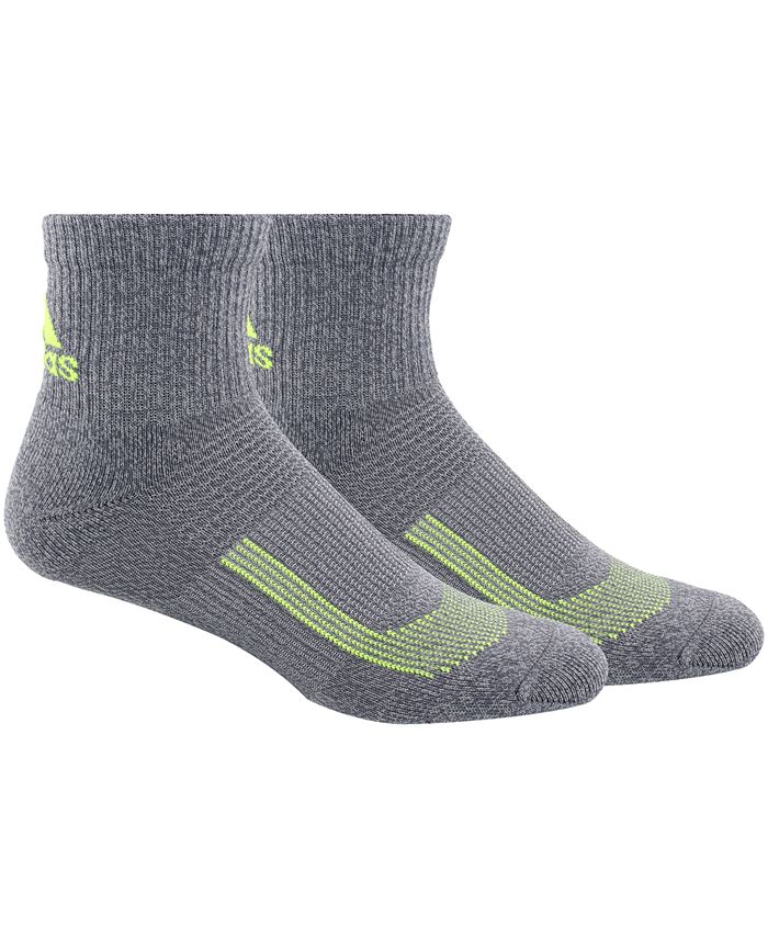 adidas Men's 2Pack Superlite Ub21 Gray Quarter Socks Macy's