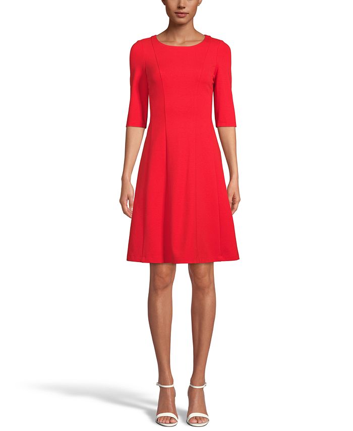 Anne klein fit and flare dress store