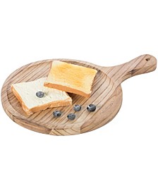 Wooden Round Shape Serving Tray Display Platter