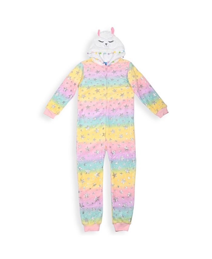 gazon Snoep Etna Sleep On It Big Girls Ombre Print Flannel Fleece Onesie & Reviews - Pajamas  - Kids - Macy's