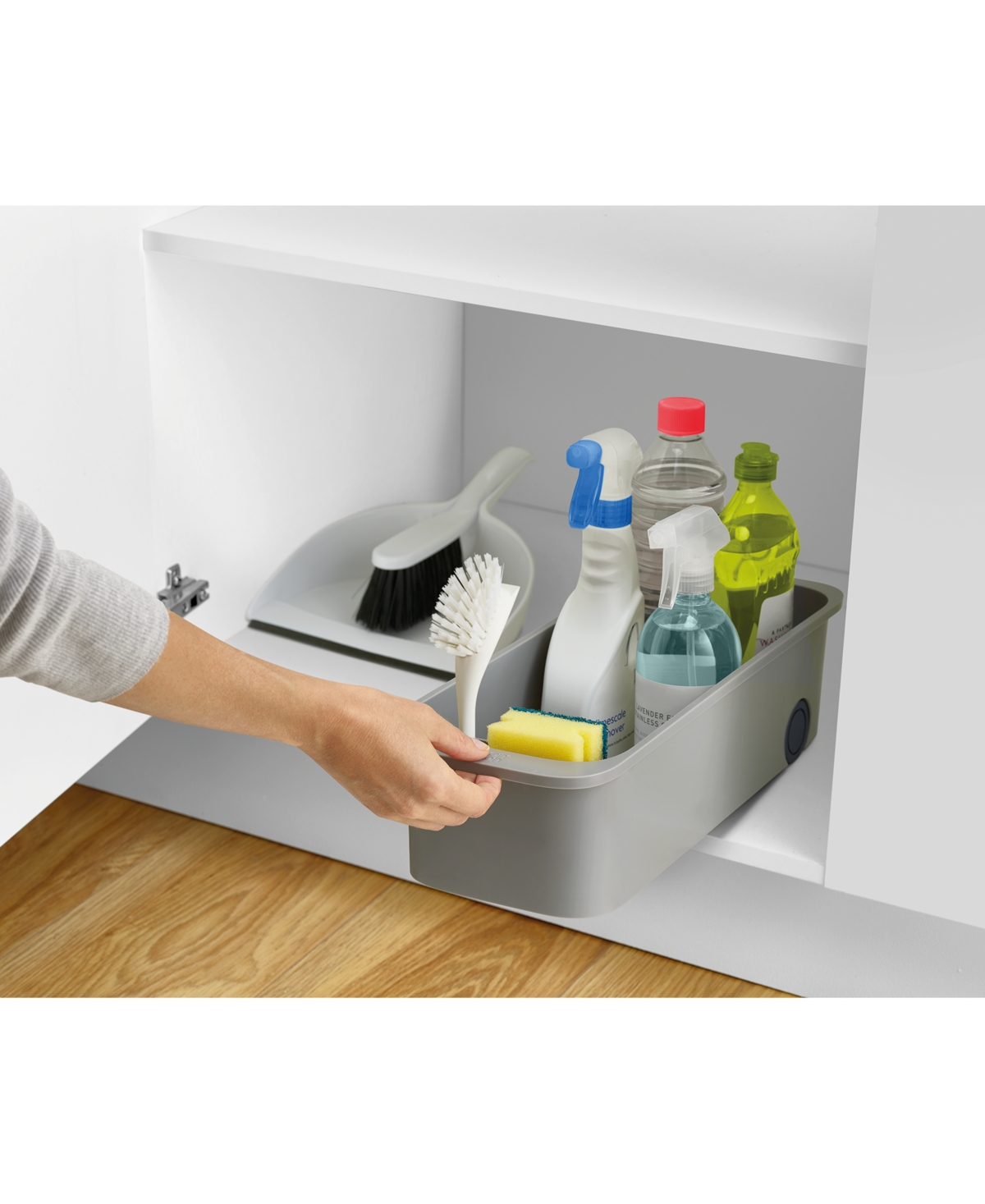 Joseph Joseph Cupboardstore Easy-access Storage Caddy In Grey