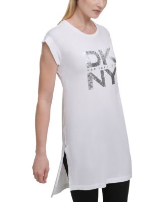 DKNY Logo Tunic Top \u0026 Reviews - Tops 