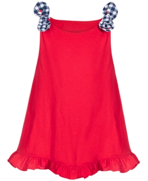 First Impressions Baby Girls Knot Ruffle Cotton Tunic Created for Macy's