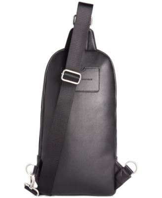 ショルダーバッグ   Men's Leo Logo-Print Sling Backpack Tommy Hilfiger Men's Leo Logo Embossed Sling Backpack - Macy's