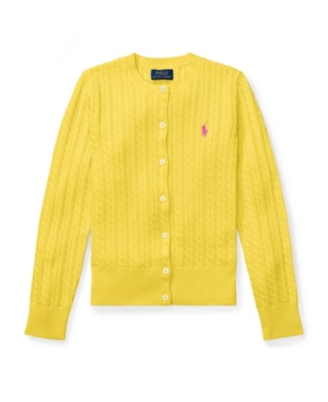 Big Girls Mini Cable Cardigan
