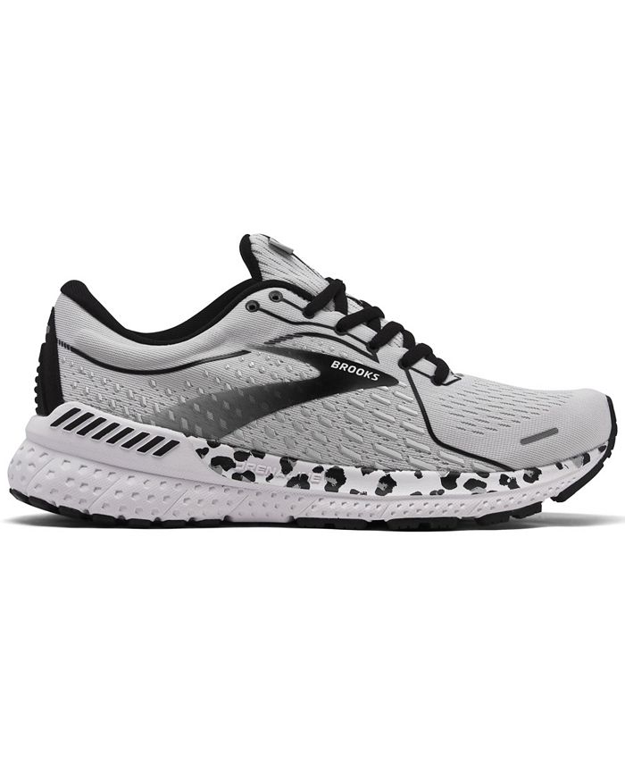 Brooks Women's Adrenaline GTS 21 Snow Leopard Running Sneakers from