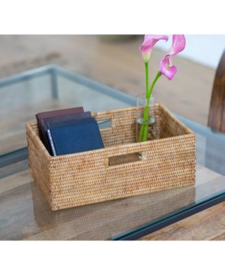 Rectangular Shelf basket with Side handles