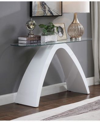 Kilvo Glass Top Sofa Table