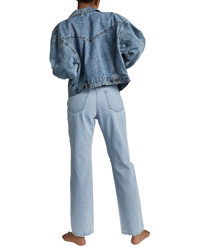 COTTON ON Women's 90s Denim Jacket Macy's