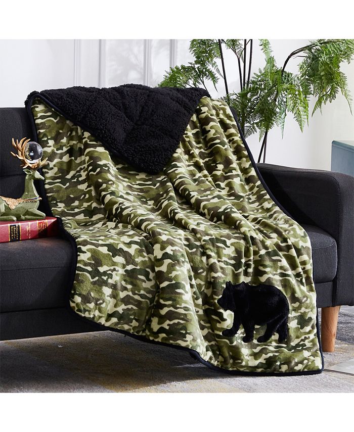 Dream Theory Applique Velvet to Sherpa Kids Weighted Throw Blanket, 50