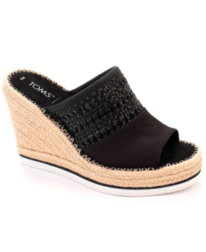 Toms Monica Platform Espadrille Wedge Sandals Women's Shoes