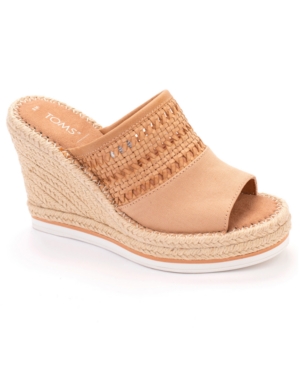 Toms Monica Platform Espadrille Wedge Sandals Women's Shoes