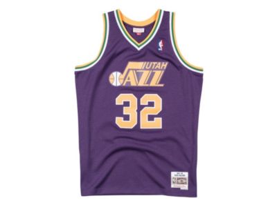 Utah Jazz Men's Hardwood Classic Swingman Jersey - Karl Malone