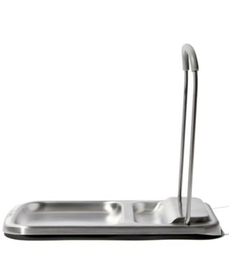 Good Grips Stainless Steel Spoon Rest with Lid Holder
