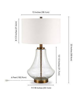 Lagos Table Lamp with Flax Shade