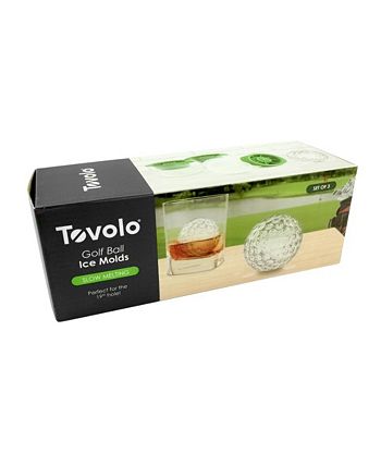 Tovolo - Set of 3 Golf Ball Ice Molds