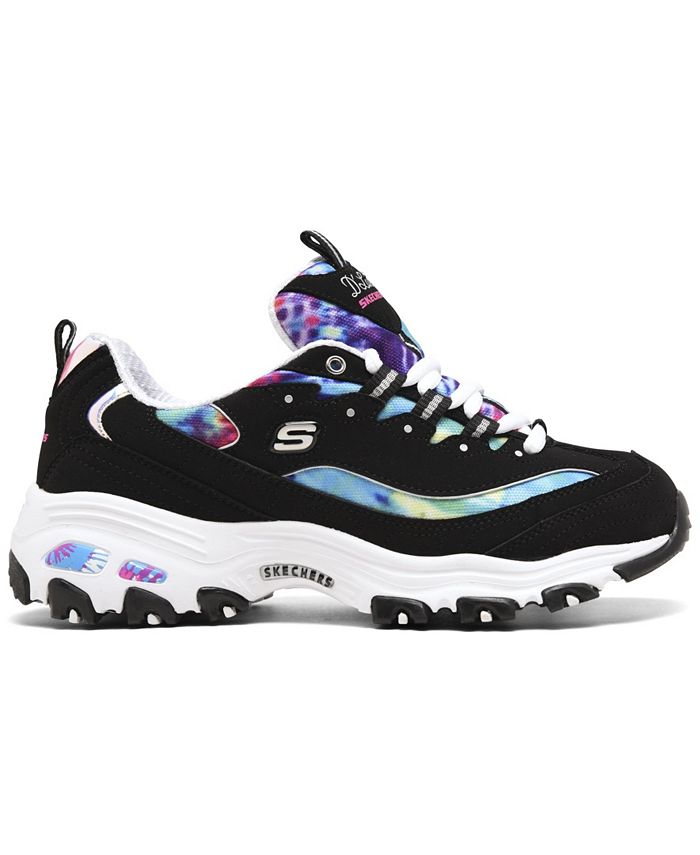 Skechers Women's D'Lites Summer Fiesta Wide Width Walking Sneakers