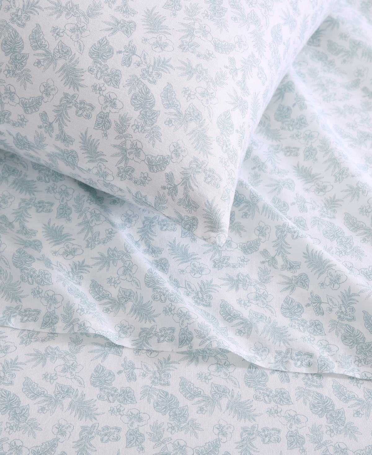 Tommy Bahama Home Washed Cotton 4-pc. Sheet Set, King In Pastel Green