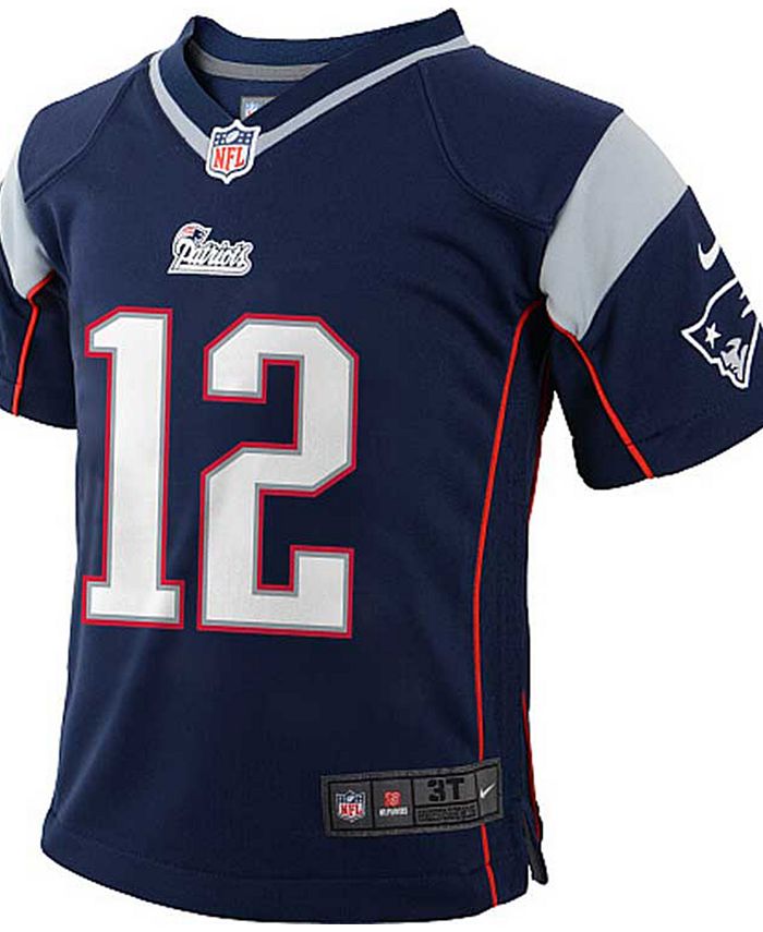 NFL New England Patriots (Tom Brady) Older Kids' Game Jersey. Nike LU