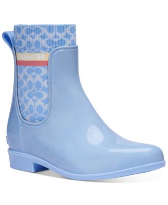 Coach tristee rain boots hot sale macys