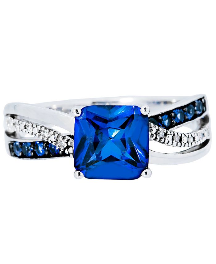 Macy's Women's Diamond Accent Ring in Sterling Silver Macy's