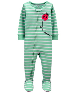 Carter's Toddler Girls Ladybug Snug Fit Footie Pajama Set