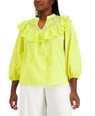 macys plus size dressy tops