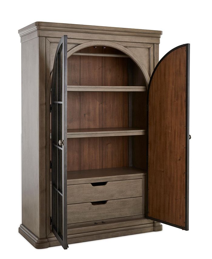 Trisha Yearwood Home Nashville Grey Armoire Macy's