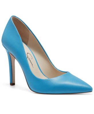jessica simpson blue pumps
