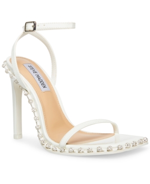 Steve Madden Women's Zelle Two-Piece Rhinestone Studded Sandals