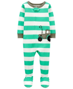 Carter's Toddler Boys Tractor Snug Fit Footie Pajama Set
